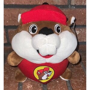 Buc-ees Plush 7" Bucee Beaver Round Plush Stuffed Animal